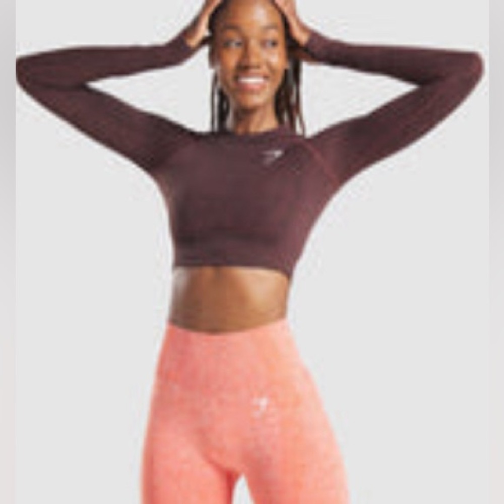 Gymshark Vital Seamless Long Sleeve Crop Top